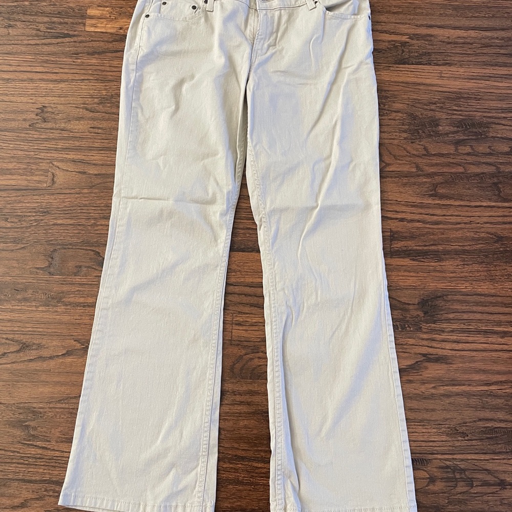 Levi's Light Beige Wide-Leg Women's Pants